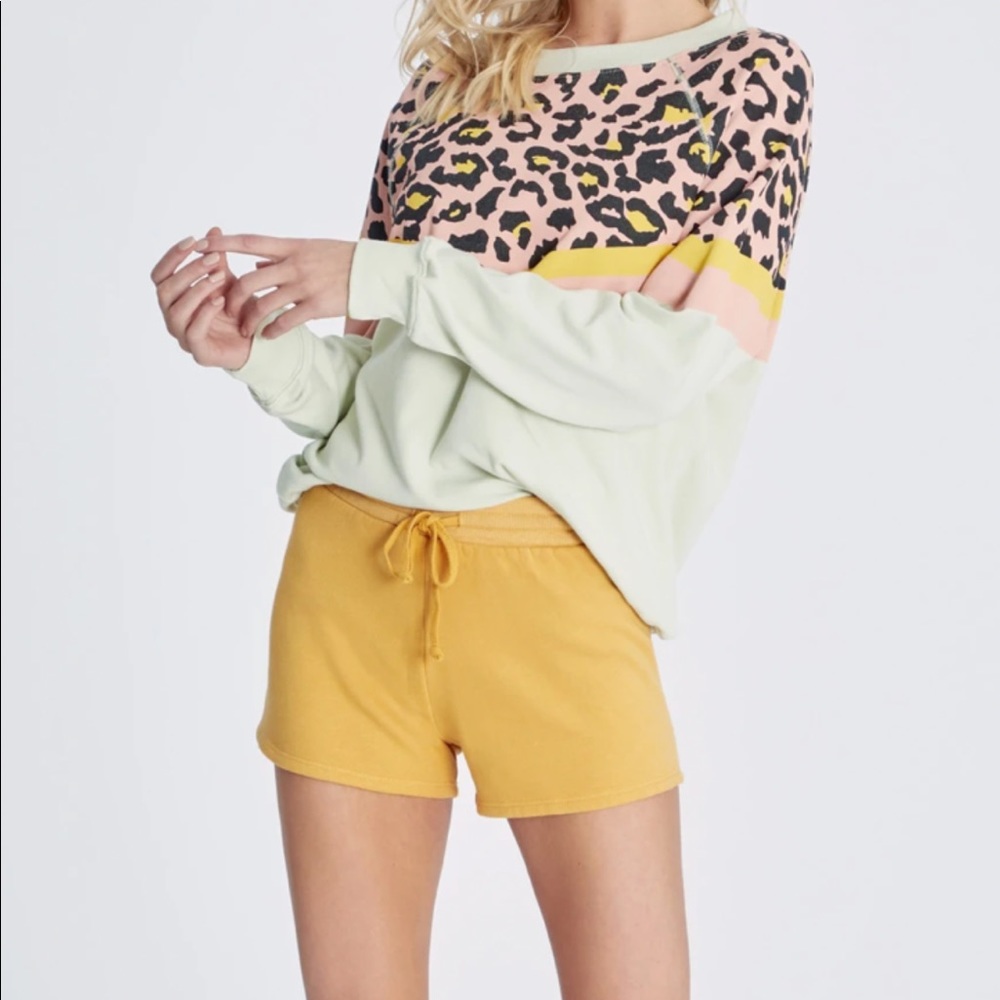Wildfox leopard sweatshirt small